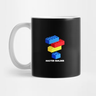 Master Builder Lego Brick Colorful Design Mug